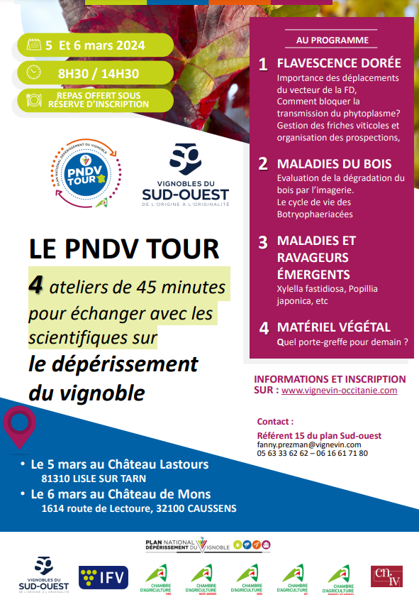 PNDV Tour dans le vignoble du Sud-Ouest ! 